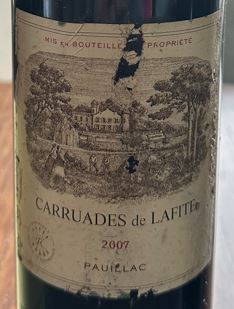 Carruades de Lafite 2007 - Pauillac