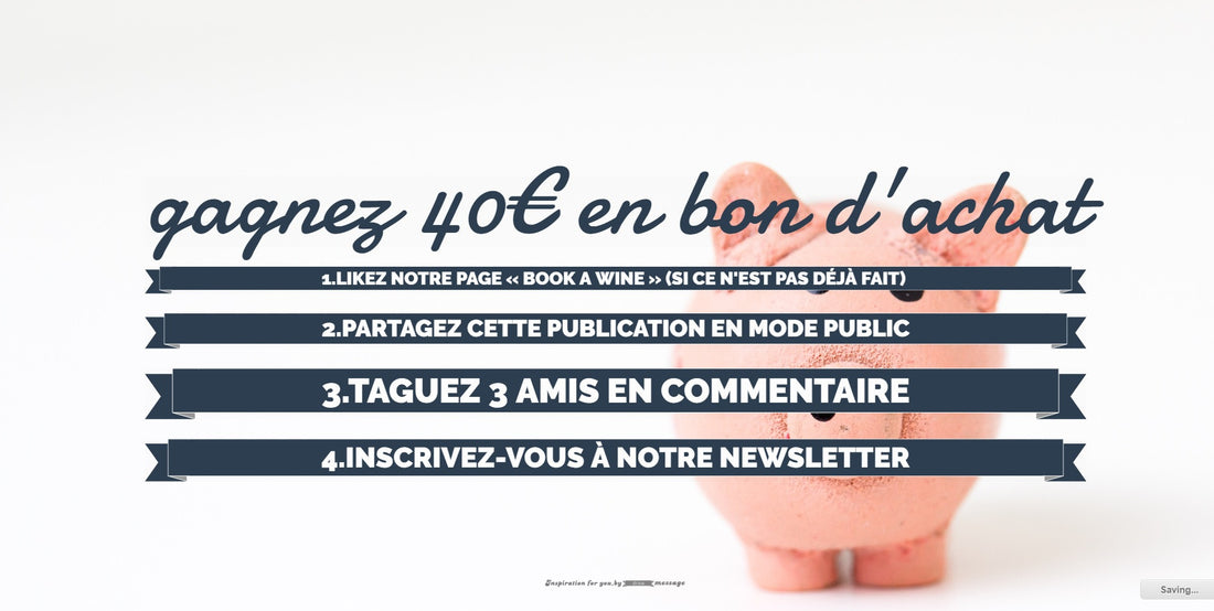 Concours « Gagnez 40€ en bon d’achat  » sur notre page Facebook